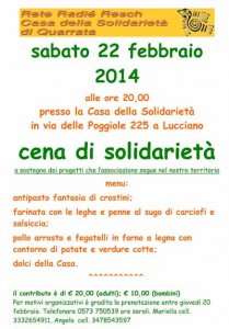 Cena di solidarietà