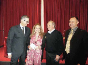 Luca Iozzelli, Jorie Graham, Giuliano Livi e Paolo Fabrizio Iacuzzi