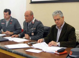 L’Assessore Rino Fragai con il Comandante della Polizia Provinciale di Pistoia, Franco Monfardini