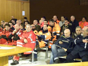 Massa e Protezione Civile. una immagine della sala