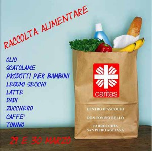 Raccolta alimentare ad Agliana