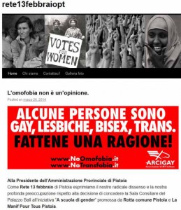 Rete 13 febbraio Pistoia