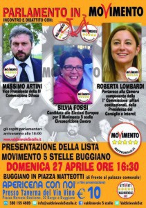 Il volantino M5S