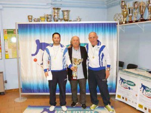 Vincitori al torneo di bocce di Montecatini