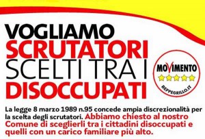 I 5 Stelle per gli scrutatori