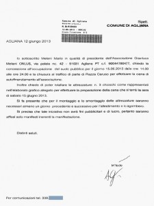 La lettera (non scarlatta) siglata «AG»