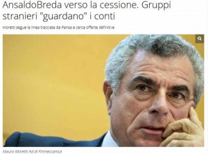 «De Breda Moretti non curat» ovvero: credete che Moretti abbia tempo per pensare agli operai di Pistoia?