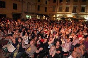 La gente in piazza durante la scorsa edizione