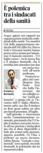 Il Tirreno/Pistoia del 26 luglio 2014