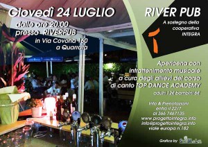 Integra, apericena al Riverpub