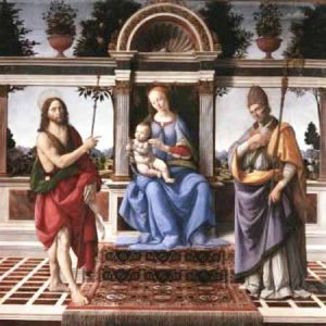 Madonna in trono fra i Santi Giovan Battista e Zeno