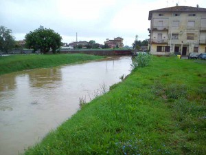 Luglio 2014. Effetto acqua a Quarrata. Il Quadrelli