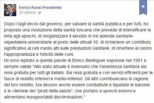 Il Presidente si è ispirato a Berlinguer...