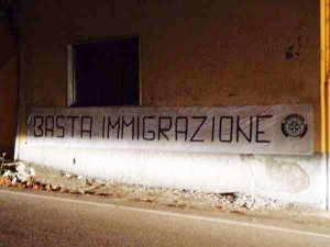 Le Piastre. Basta immigrazione. 2