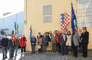 La cerimonia in Piazzetta degli Umiliati