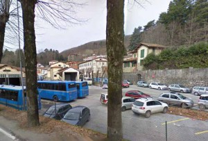 L'area della stazione del Copit a San Marcello