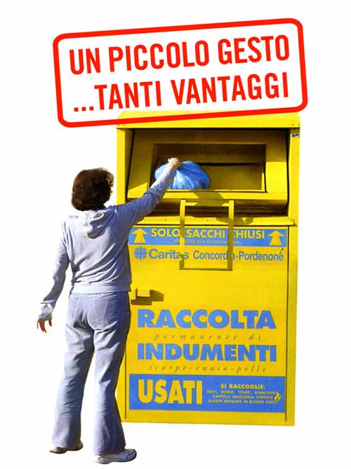 RITIRO PORTA A PORTA DEGLI INDUMENTI USATI