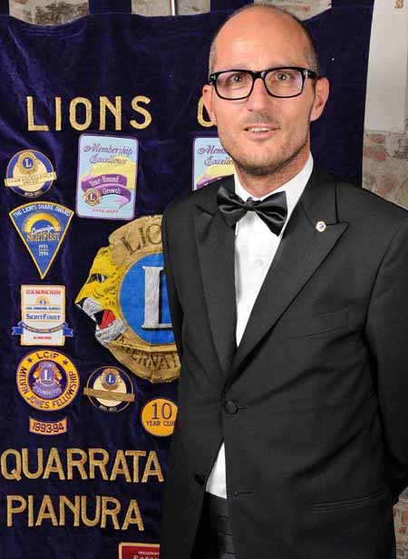 NUOVO PRESIDENTE DEL LIONS QUARRATA AGLIANA PIANURA PISTOIESE