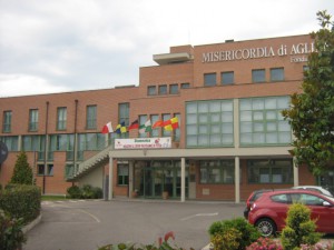 La sede della Misericordia di Agliana