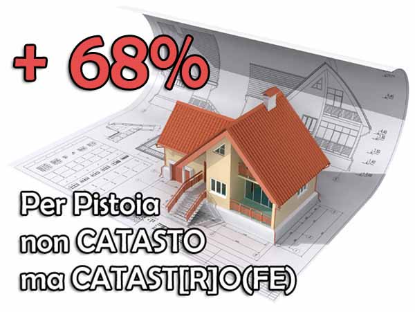 CATASTO: NUOVO TRISTE PRIMATO DELLA “CITTÀ A MISURA D’UOMO”