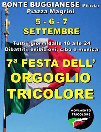 SETTIMA FESTA DELL’ORGOGLIO TRICOLORE A PONTE BUGGIANESE