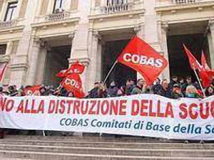 Manifestazione dei Cobas-Scuola