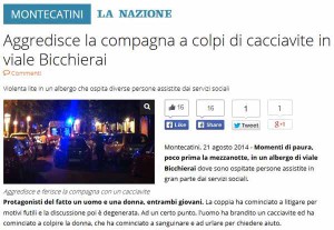 La Nazione web, 21 agosto 2014