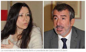 Vicesindaca Belliti e Presidente Copit [dal Tirreno web]