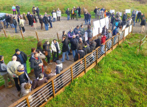 Presidio per il centro Rdp del padule, 20/12/2012 [foto D. Giacomelli]