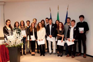 Gli studenti del superiore 2014 alla Bcc