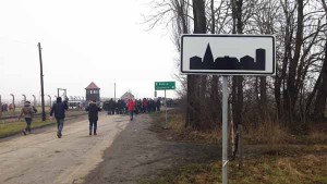 Arrivo a Birkenau [foto Marco Ferrari]