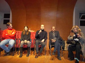 Edoardo Ribatto, Monica Piseddu, Andrea Nanni, Arturo Cirillo e Milvia Marigliano