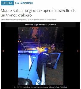 La Nazione web, 12 novembre 2014