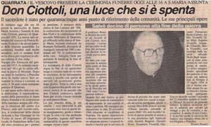 Renato Risaliti scrisse di lui su La Nazione