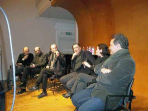 Il cast del Giuoco delle parti in conferenza