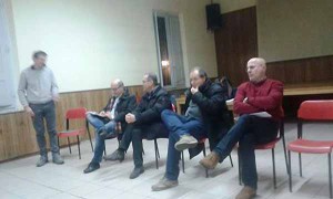 I tre relatori dell’assemblea