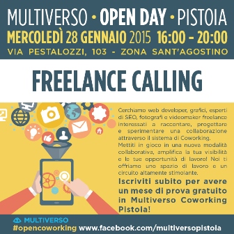 FREELANCE CALLING: “MULTIVERSO PISTOIA” APRE AL NETWORKING