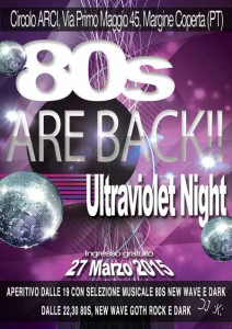 80S are back! Ultraviolet night