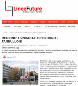 Linee Future, 10 dicembre 2014