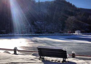 Il risorante Lago Lo Specchio di Spedaletto