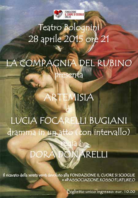 “ARTEMISIA” AL TEATRO BOLOGNINI