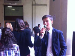 Bernard Dika, del Parlamento degli studenti toscani