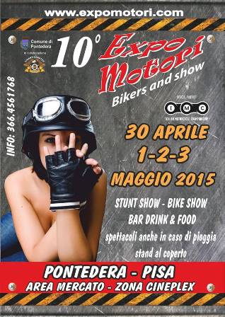 PONTEDERA, EXPO MOTORI È ANCHE MUSICA