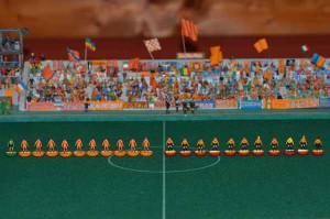 Subbuteo. Squadre schierate