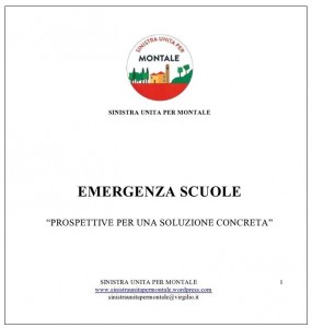 Emergenza scuole a Montale