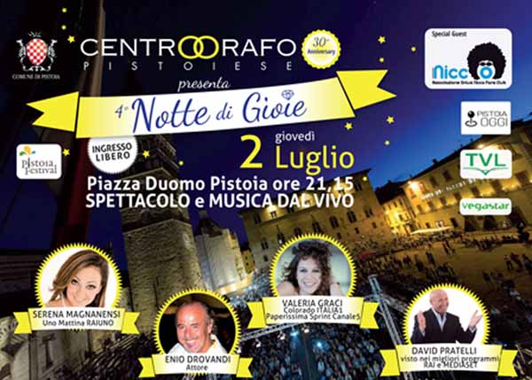 “NOTTE DI GIOIE” IN PIAZZA DUOMO