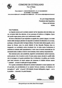 La lettera del Sindaco Braccesi