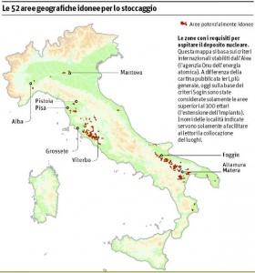 La mappa dello stoccaggio