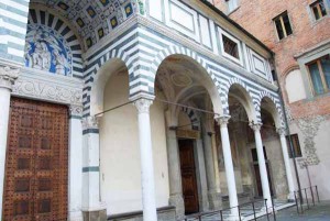 L’ingresso di San Zeno a Pistoia