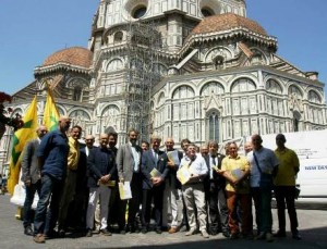 La delegazione Coldiretti a Firenze